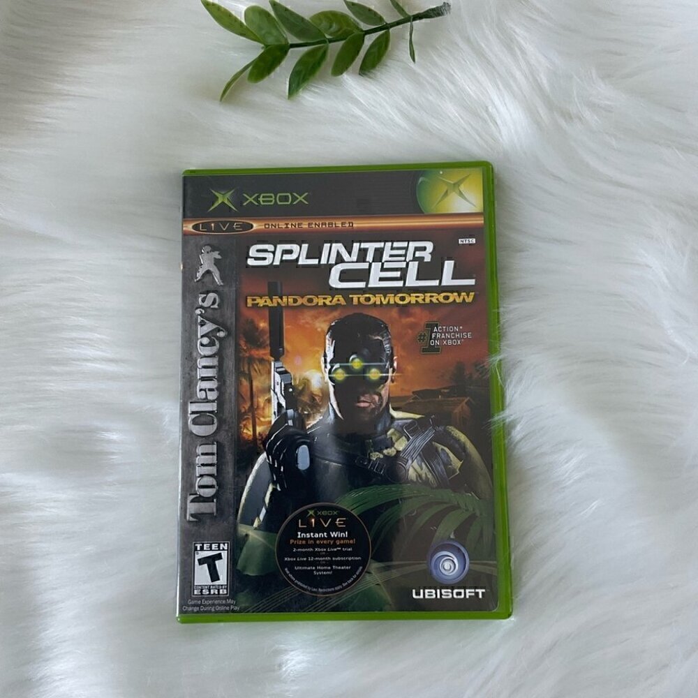 Xbox Splinter Cell Video Game